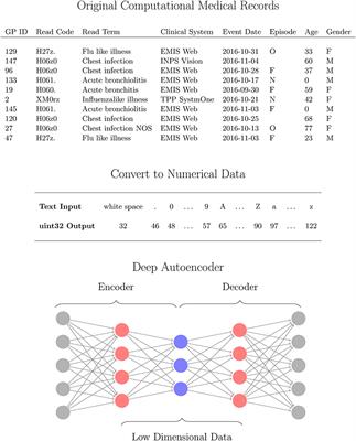 Analysis of Primary Care Computerized Medical Records (CMR) Data With Deep Autoencoders (DAE)
